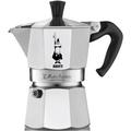 Espressokocher BIALETTI "Moka Express" Kaffeemaschinen Gr. 0,09 l, 2 Tasse(n), grau (aluminiumfarben, schwarz) Espressokocher