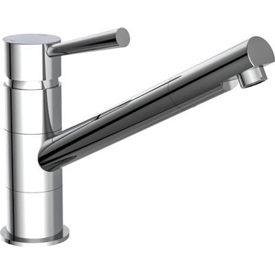 Küchenarmatur SCHÜTTE "CORNWALL", grau (chrom), B:4cm H:17,5cm T:24cm, Armaturen Image