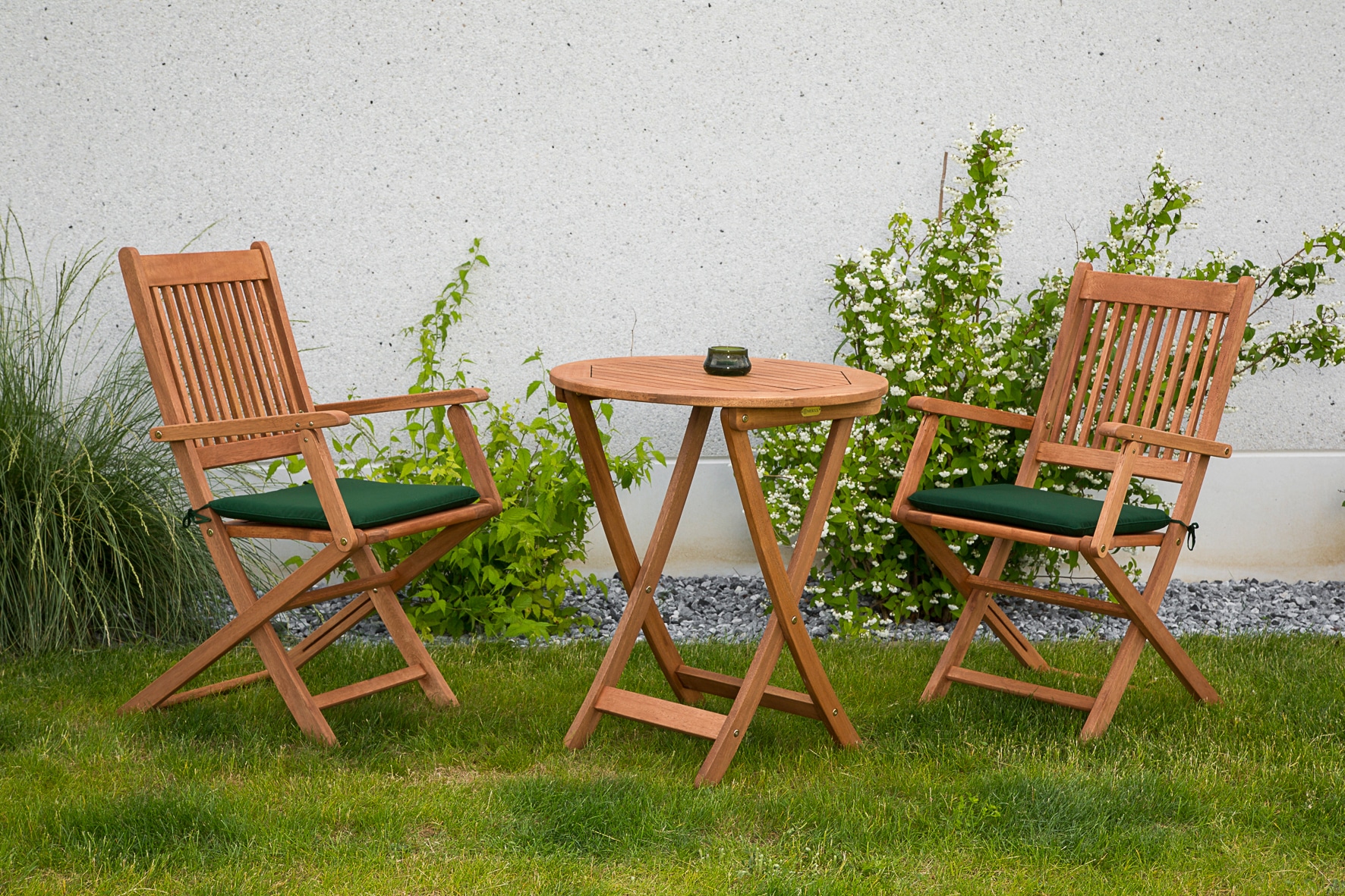 Balkonset MERXX "Rio", braun (holzfarben,), Obermaterial: 100% Polyester. Füllung: 100% Polyurethan, Sitzmöbel-Sets, Balkonset