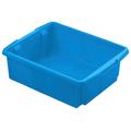 Stapelbox Aufbewahrungsboxen Gr. B/H/T: 36 cm x 14,5 cm x 45,5 cm, blau Kiste Kisten
