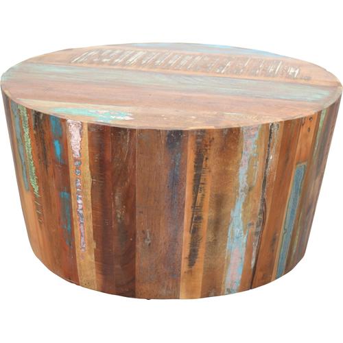 Couchtisch HOME AFFAIRE Tische Gr. B/H/T: 75 cm x 38 cm x 75 cm, braun Couchtisch Runde Couchtische rund oval Tisch