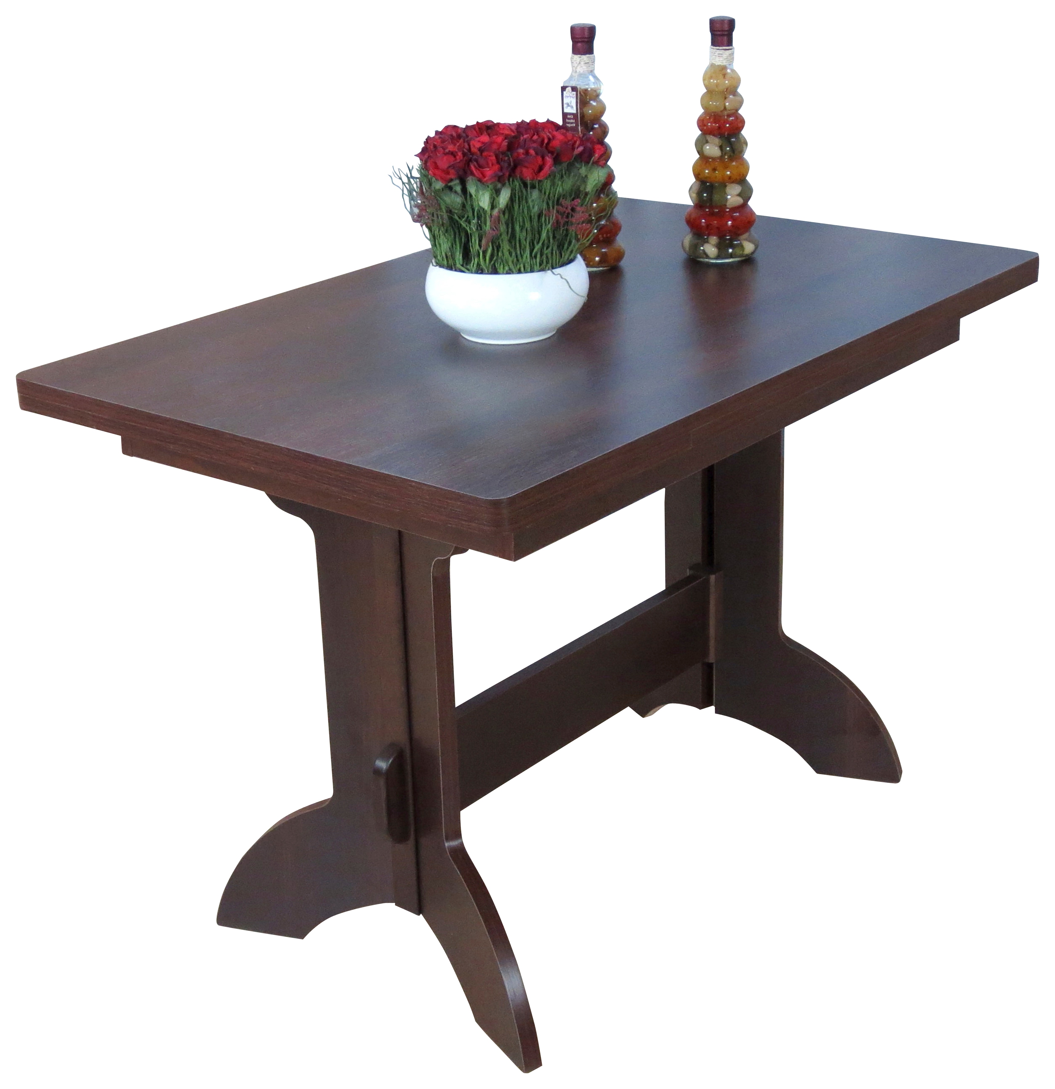 Esstisch HOME AFFAIRE "Toledo", braun (nuss dunkel), B:110cm H:75cm T:70cm, Tische, Esstisch, ausziehbar auf 170 cm