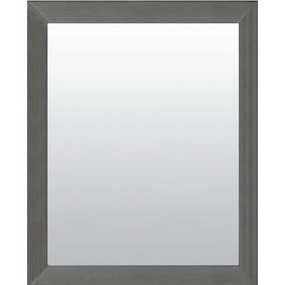 Dekospiegel LENFRA "Carla", grau (anthrazit), B:57cm H:77cm T:2,2cm, MDF, Spiegel, Wandspiegel Image