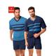 Shorty LE JOGGER Gr. 44/46 (S), blau (blau, marine) Herren Homewear-Sets Pyjamas