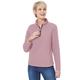 Fleeceshirt CLASSIC BASICS "Fleece-Shirt" Gr. 48, rosa (altrosé) Damen Shirts Rollkragenshirts