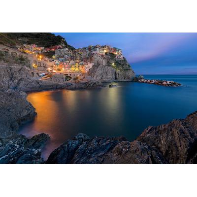 Fototapete PAPERMOON "Photo-Art RENEE DOYLE, MANAROLA-LEBENSSTIL", bunt, B:3,50m L:2,60m, Vlies, Tapeten Image