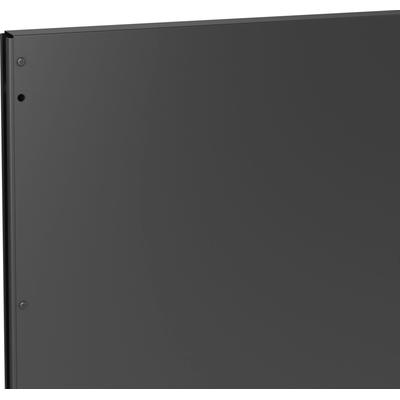 Hochbeet-Verkleidung BIOHORT "Paneelpaket MAXI", grau (dunkelgrau, metallic), B:94cm H:77cm, Stahlblech, Abdeckblenden, BxH: 94x77 cm