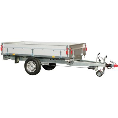 PKW-Anhänger STEMA "BASIC SH 1300-25-13", silber (silberfarben), KFZ-Anhänger