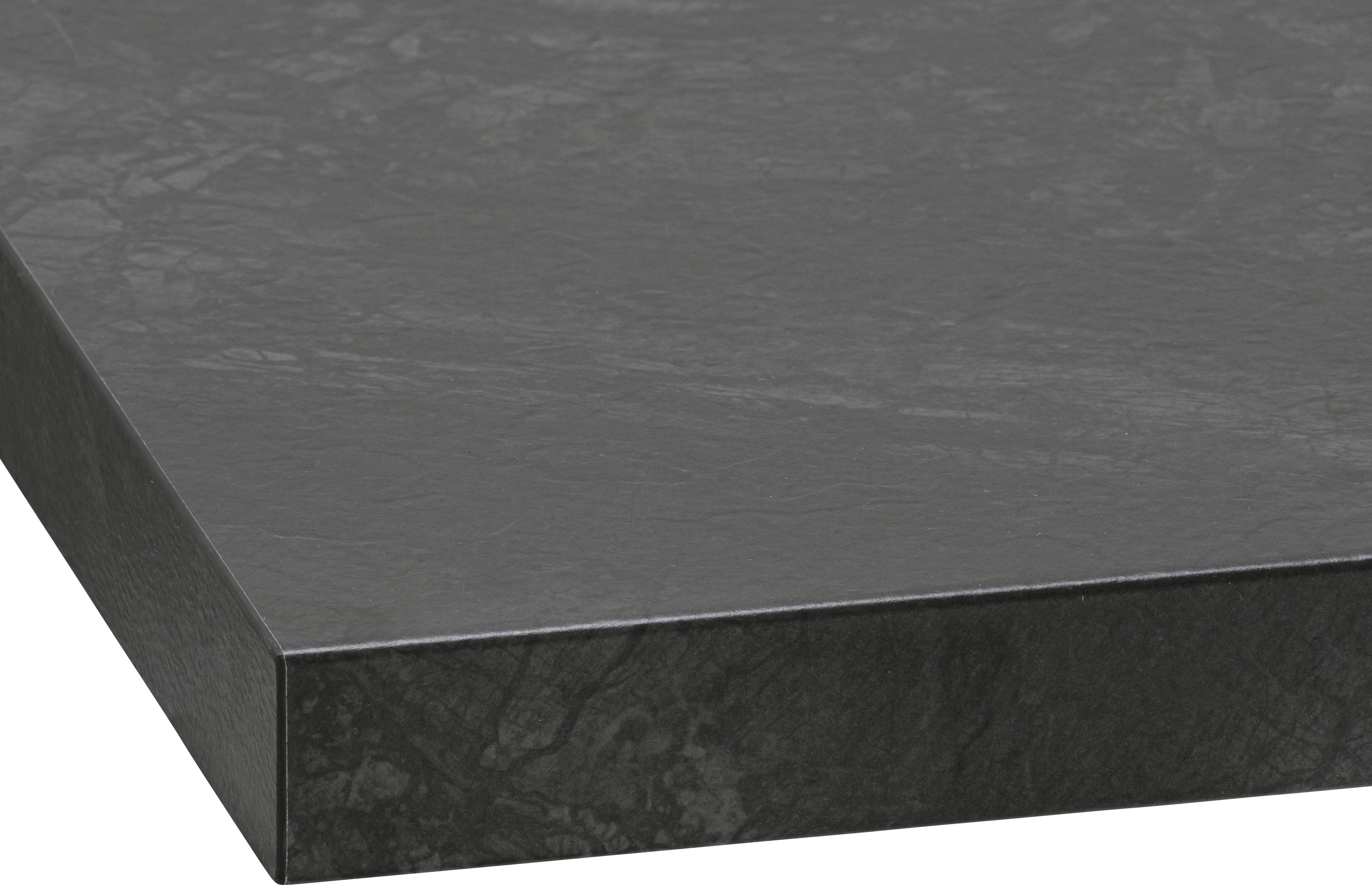 Arbeitsplatte WIHO KÜCHEN "Flexi 38", schwarz (granit schwarz), B:290cm H:3,8cm T:60cm, Tischplatten, 38 mm stark Image