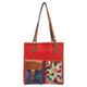 Umhängetasche DOGO "In the puzzle" Gr. H/T: 36 cm x 8 cm OneSize, rot Damen Taschen Shopper Handtaschen