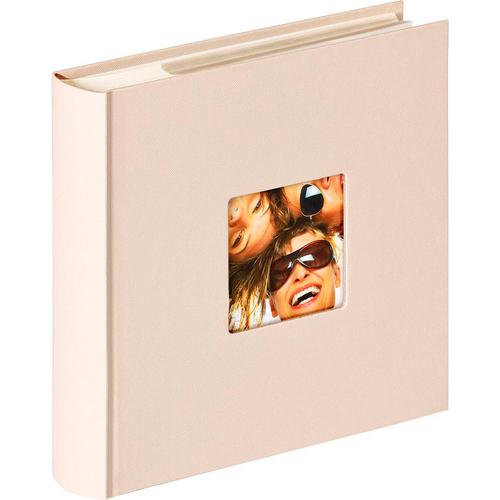 "Fotoalbum WALTHER ""Memo-Album Fun 200"" Fotoalben beige (natur) Fotoalbum Büroaccessoires Bilderrahmen"