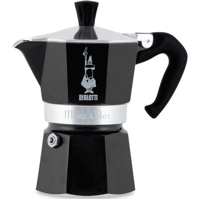 Espressokocher BIALETTI "Moka Express" Kaffeemaschinen Gr. 0,27 l, 6 Tasse(n), grau (aluminiumfarben, schwarz) Espressokocher