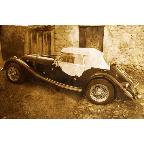 „PAPERMOON Fototapete „“OLDTIMER MG CABRIO““ Tapeten Gr. B/L: 2,50 m x 1,86 m, Bahnen: 5 St., bunt Fototapeten“