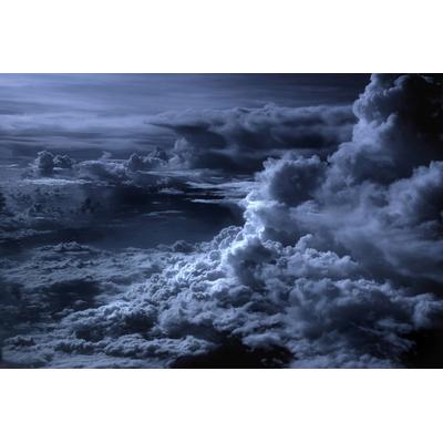 Fototapete PAPERMOON "Wolken", bunt, B:3,50m L:2,60m, Vlies, Tapeten Image