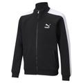 Sweatjacke PUMA "Classics T7 Trainingsjacke Kinder" Gr. 110, schwarz (black) Kinder Sweatjacken