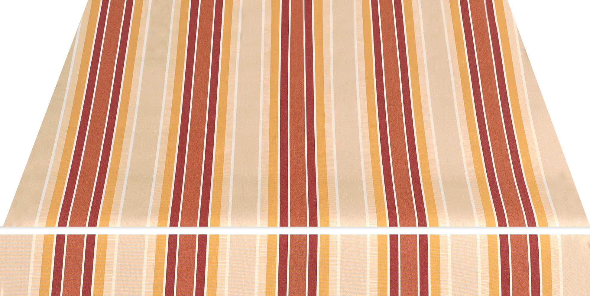 Gelenkarmmarkise SPETTMANN "STAR FIX", bunt (rot, beige, gelb), B:400cm, Polyacryl, Markisen, 400 cm Breite, 300 cm Ausfall, Volant gewellt Image
