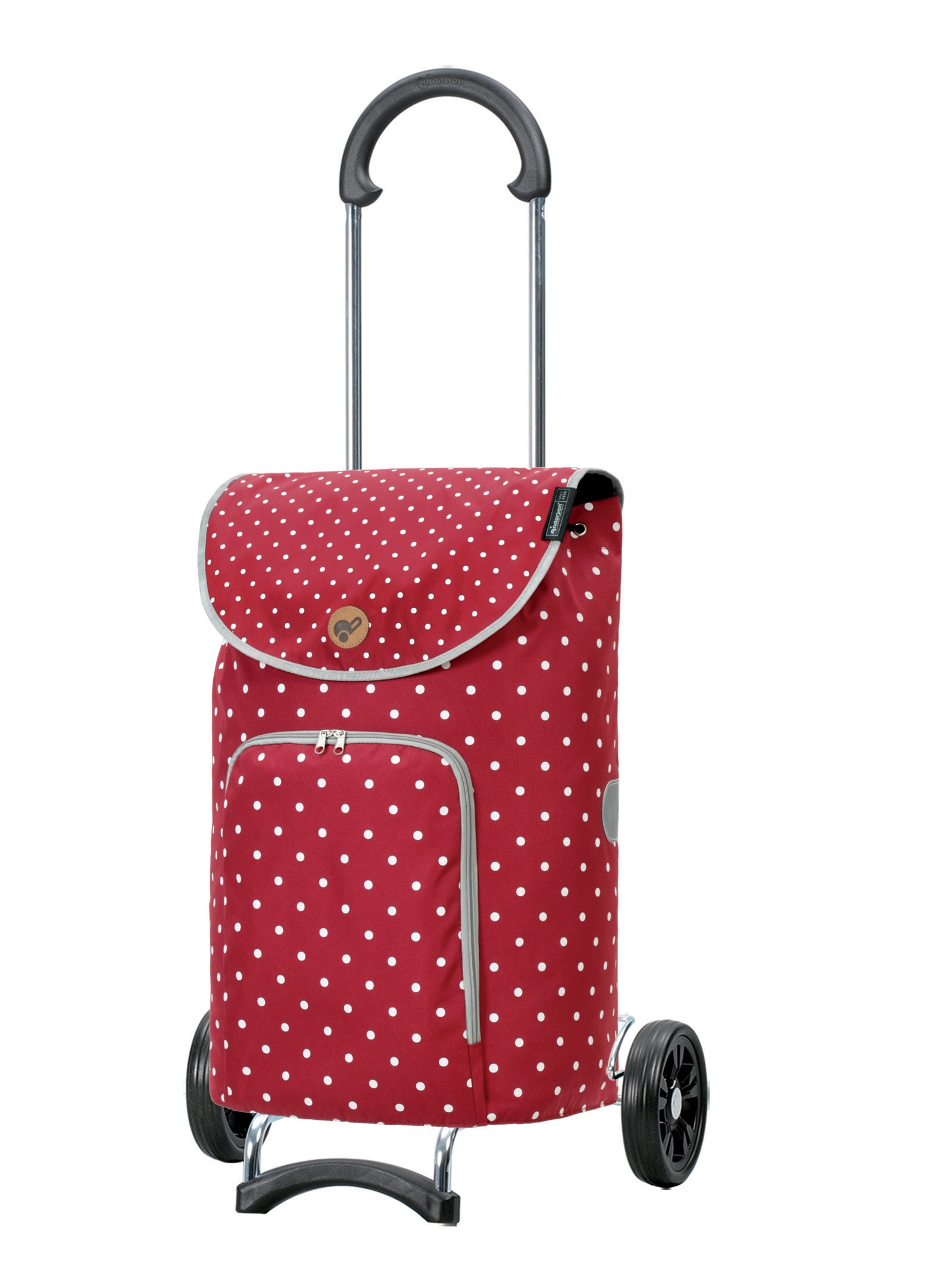 Einkaufstrolley ANDERSEN "Scala Shopper Ole, MADE IN GERMANY", rot, B:45cm H:101cm T:22cm, Kunstfaser, Einkaufskörbe Image