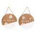 The Holiday Aisle® Reversible Merry/Blessed Decor Wood in Brown | 22.83 H x 0.67 W x 15.75 D in | Wayfair 25D7AD816DA34CEFAE2783E67934C5F7