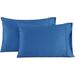 Alwyn Home Gratz Sateen Pillowcase Microfiber/Polyester in Blue | Standard | Wayfair 206697A0DBF34032B5A8FA1C37E3A776