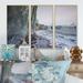 Highland Dunes Gorgeous Picture Of An Ice Wall - Nautical & Coastal Framed Canvas Wall Art Set Of 3 Canvas, in White | 20 H x 36 W x 1 D in | Wayfair