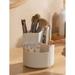 Rebrilliant Kelela 360 Rotating Makeup Organizer Plastic in White | 4.72 H x 4.72 W x 4.72 D in | Wayfair DAE4CCDD956F414A84A5C680F16934B2