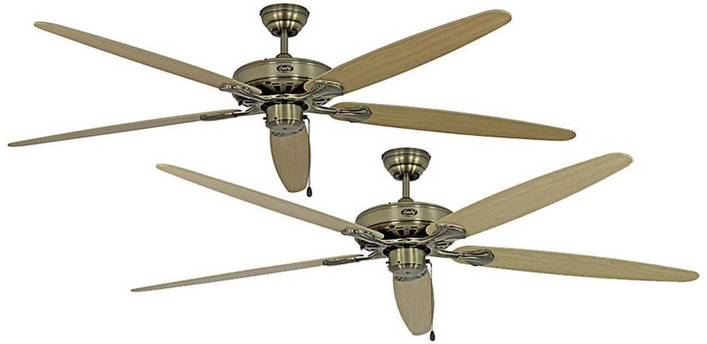 CasaFan CLASSIC ROYAL 180 MA Deckenventilator (Ø) 180 cm Flügelfarbe: Ahorn, Buche Gehäusefarbe (De Image