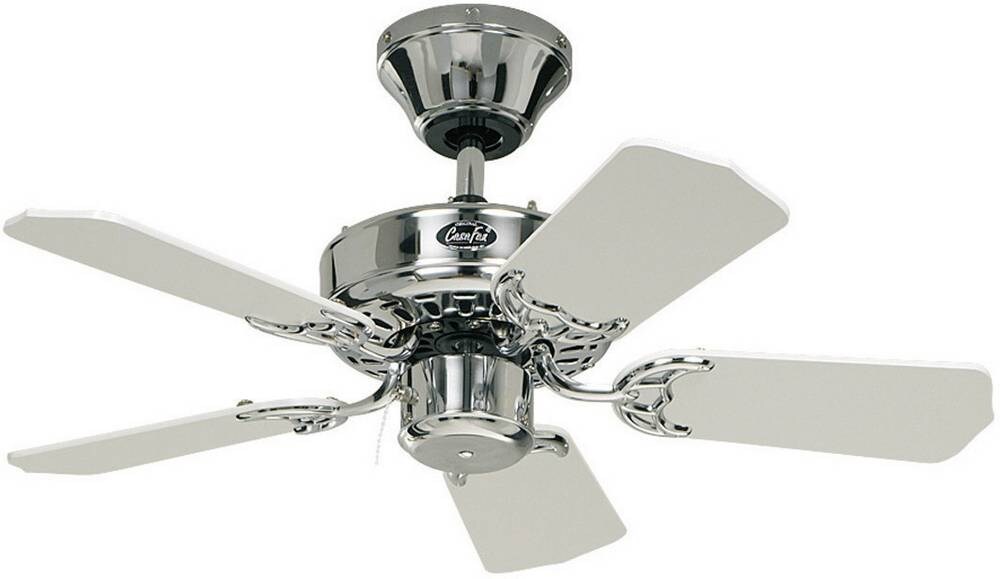 CasaFan Classic Royal 75 CH Deckenventilator (Ø) 75 cm Flügelfarbe: Weiß Gehäusefarbe (Details): Ch Image