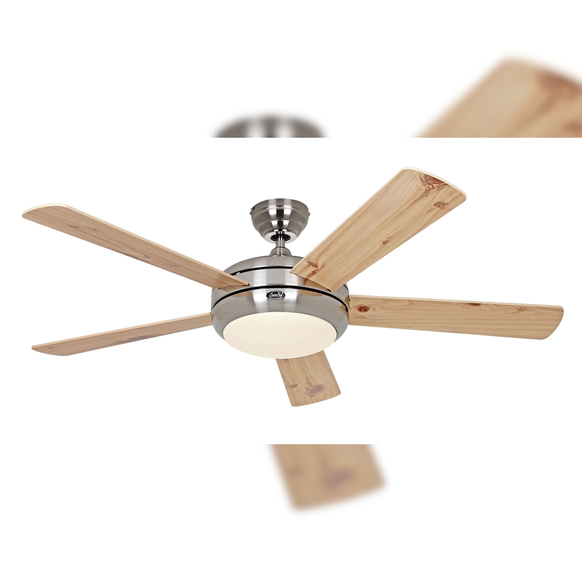 Casafan Deckenventilator Titanium 132 Chrom ohne Steuerung 132 Image