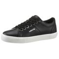 Plateausneaker LEVI'S "Woodward S" Gr. 40, schwarz-weiß (schwarz, weiß) Damen Schuhe Sneaker