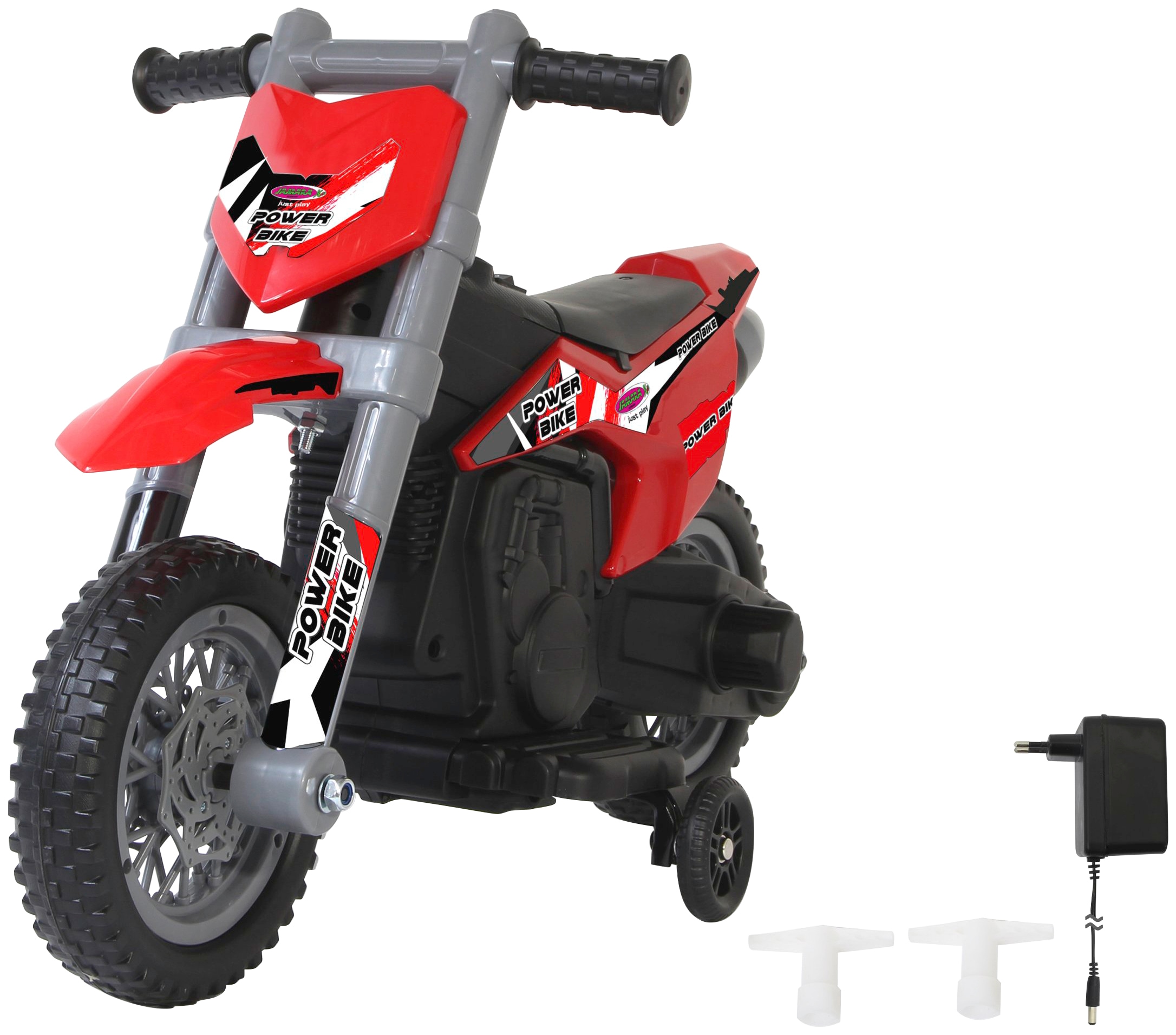 Elektro-Kindermotorrad JAMARA "Power Bike", rot, Elektro-Kinderfahrzeuge, KinderB:36cm H:54cm T:83cm, B:36cm H:54cm T:83cm