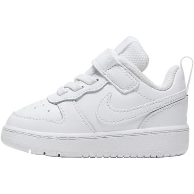 Sneaker NIKE SPORTSWEAR "Court Borough Low", Gr. 26, weiß (weiß, weiß, weiß), Synthetik, Leder, sportlich, Schuhe, für Kinder, mit Design auf den Spuren des Air Force 1 Image