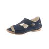Sandale WALDLÄUFER, Damen, Gr. 8, blau (nachtblau), Nubukleder, klassisch, Schuhe Sandale
