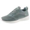 Sneaker SKECHERS "Bobs Squad - Tough Talk", Damen, Gr. 38, grün, Textil, Synthetik, sportlich, Schuhe, Freizeitschuh, Halbschuh, Schnürschuh mit Skech-Knit