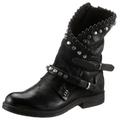 Bikerboots A.S.98 "VERTI" Gr. 39, schwarz (schwarz, used) Damen Schuhe Reißverschlussstiefeletten