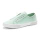 Sneaker LASCANA Gr. 39, grün (mint) Damen Schuhe Damenschuh Skaterschuh Slip-on-Sneaker Sneaker low Sommerschuh