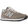 Sneaker NEW BALANCE "ML574 Core", Gr. 45, grau (stein, grau), Leder, Textil, Schuhe Modernsneaker, Topseller