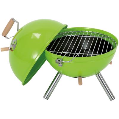 Holzkohlegrill TEPRO "Mini-Kugelgrill Crystal", grün (apfelgrün), B:32cm H:45cm T:32cm Ø:29,5cm, Grills, ØxH: 32x45 cm Image