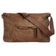 Umhängetasche SAMANTHA LOOK Gr. B/H/T: 37 cm x 25 cm x 6 cm onesize, braun (cognac) Damen Taschen Handgepäck