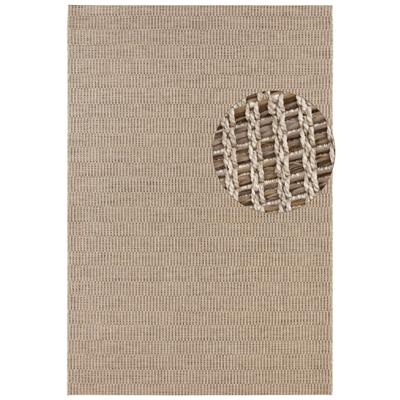Teppich ELLE DECORATION "Dreux" Gr. 3, beige (natur, braun), B:120cm H:8mm L:170cm, Kunstfaser, Teppiche, In-& Outdoor, Wetterfest, Balkon, Garten, Wohnzimmer, Wasserfest Image