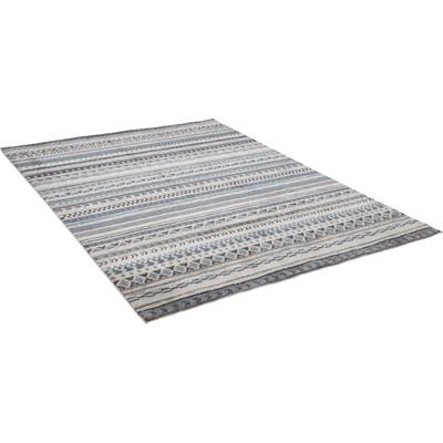 Teppich GINO FALCONE "Francesco 24718" Gr. 3, grau, B:140cm H:14mm L:200cm, Kunstfaser, Teppiche, besonders weich durch Microfaser, ideal im Wohnzimmer & Schlafzimmer Image