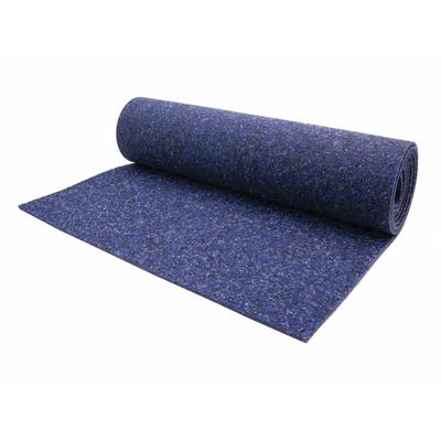 Nadelvliesteppich "MERLIN, Made in Netherlands", blau (dunkelblau), B:200cm H:5,2mm L:400cm, Nadelfilz, PRIMAFLOR-IDEEN IN TEXTIL, Teppiche, Flachgewebe, Nadelvlies, meliert, besonders robust & strapazierfähig Image