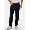 Stoffhose BRÜHL "York", Herren, Gr. 52, EURO-Größen, blau (dunkelblau), 97% Baumwolle, 3% Elasthan, unifarben, casual, lang, Hosen, in ALL-IN-ONE-Qualität