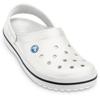 Clog CROCS "Crocband Clog", Damen, Gr. 37, weiß, Croslite, sportlich, Schuhe, Sommerschuh, Schlappen, Hausschuh mit zweifarbiger Laufsohle