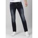 Regular-fit-Jeans TIMEZONE "Regular GerritTZ" Gr. 32, Länge 30, blau Herren Jeans 5-Pocket-Jeans