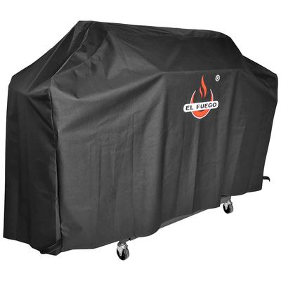 Grill-Schutzhülle EL FUEGO, schwarz, B:161,5cm H:110cm L:58cm, Polyester, Planen, passend für El Fuego Grill "Deluxe"+"Long Beach" Image