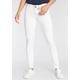 Skinny-fit-Jeans ARIZONA "mit Keileinsätzen" Gr. 92, K + L Gr, weiß (white) Damen Jeans Röhrenjeans