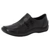 Slipper RIEKER, Damen, Gr. 42, schwarz, Leder, Lederimitat, sportlich, Schuhe, Schlupfschuh, Freizeitschuh, Halbschuh mit Stretcheinsatz