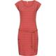 Sommerkleid RAGWEAR "Tag Stripes Intl." Gr. L (40), Normalgrößen, rosa Damen Kleider Freizeitkleider