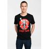 T-Shirt LOGOSHIRT "Lucky Luke - Daisy Town", Herren, Gr. XXXL, schwarz, 100% Baumwolle, bedruckt, casual, normal, Rundhals, Kurzarm, Shirts, mit Lucky Luke-Print