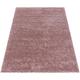 Hochflor-Teppich AYYILDIZ TEPPICHE "SYDNEY 3000" Teppiche Gr. B/L: 160 cm x 230 cm, 50 mm, 1 St., rosa (rosé) Esszimmerteppiche